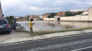 La villa de Cuéllar emprende las tareas de limpieza tras la gran tormenta 4 photo5866392317055839811