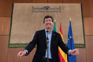 PP y Cs muestran su “clara voluntad de acuerdo” para gobernar Andalucía 2 El líder de Ciudadanos en Andalucía, Juan Marín.