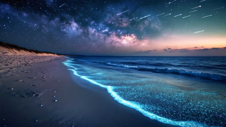Estas 7 playas españolas brillan en la oscuridad