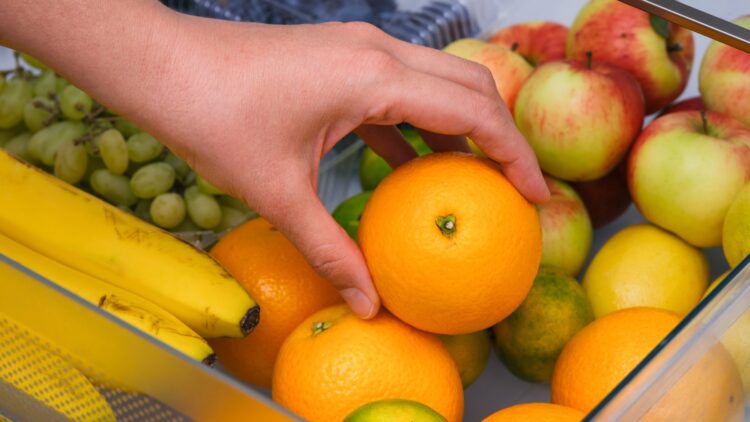 Almacenar tu fruta recién comprada