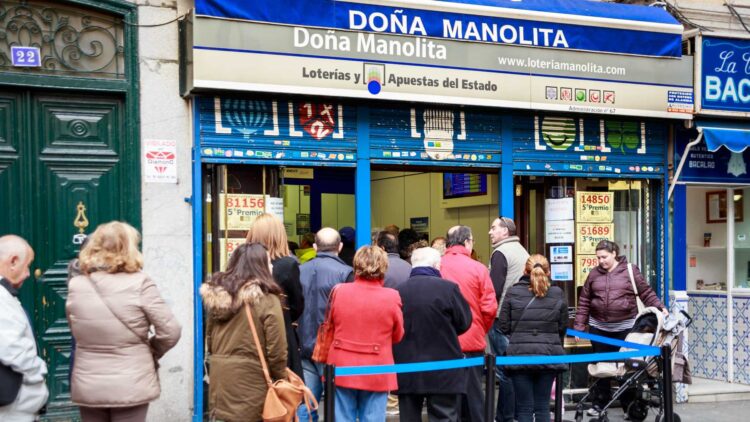 Recargo al comprar la lotería de Navidad