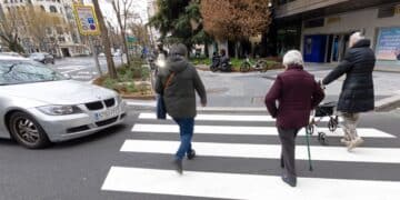 Afecta a la velocidad de circulación... de los peatones