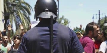 Fuerza excesiva policia