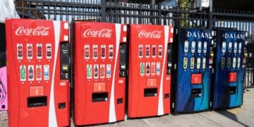 Coca Cola installs machines that pay you money for just doing this