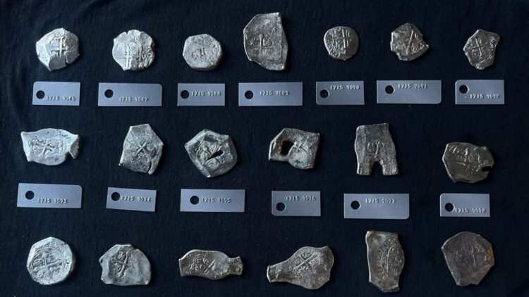 Farewell to the mystery of lost treasure - more than 1,000 Spanish Empire coins found off Florida after 300 years under the sea 1 More than 1,000 Spanish Empire coins found off Florida