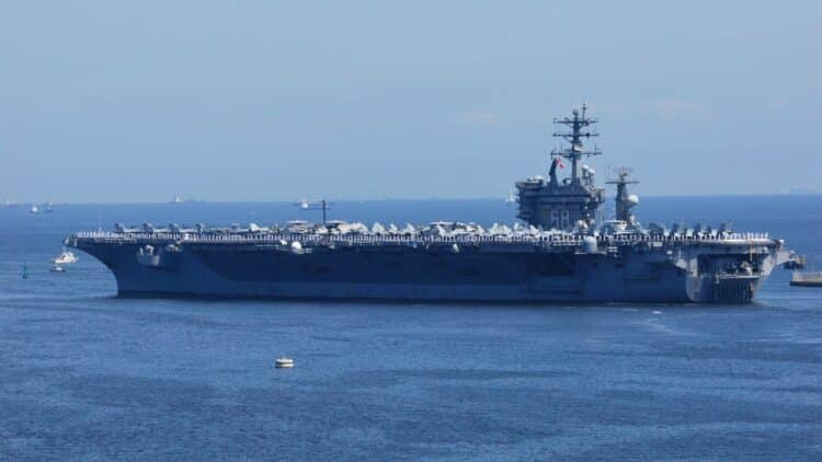 Two aircraft from USS Nimitz went down at sea barely half an hour apart during routine maneuvers