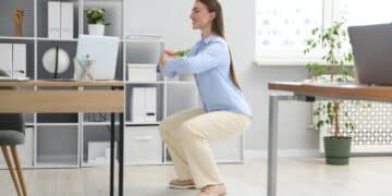 10 squats every 45 minutes are more protective of your heart and sugar levels