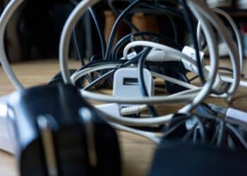 Goodbye to cable chaos - this Dollar Tree trick for $1 leaves your home tidy and tangle-free