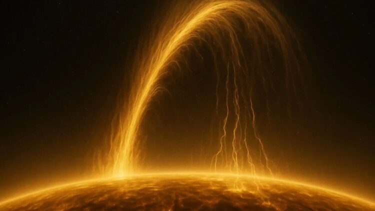 Sun rain exists—a new study explains why the sun shoots fire from its corona
