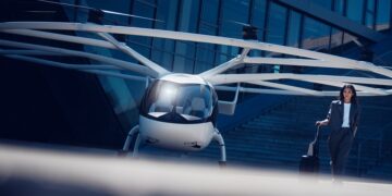 The United States tests the first aerial highway between North Carolina and Georgia