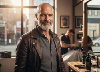 Shaving your head is the most practical and stylish option for men over 60