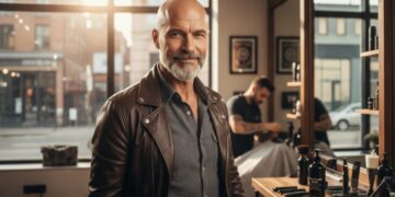 Shaving your head is the most practical and stylish option for men over 60