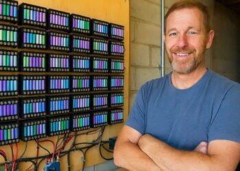 No more dependence on the power grid—one user has been powering his home since 2016 thanks to 1,000 recycled portable batteries