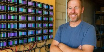 No more dependence on the power grid—one user has been powering his home since 2016 thanks to 1,000 recycled portable batteries