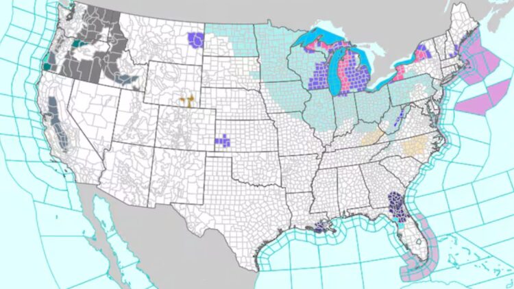 The winter storm that paralyzed the United States reaches Florida weakened, leaving the Panhandle bracing while the rest of the state waits for delayed cold 1 The winter storm that paralyzed the United States reaches Florida weakened, leaving the Panhandle bracing while the rest of the state waits for delayed cold