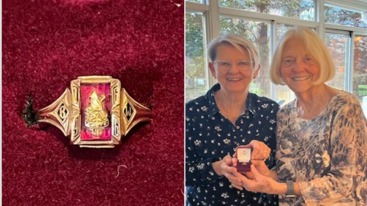 A discovery on Belmar Beach returns a graduation ring lost since 1966 to Crete High School 1 A discovery on Belmar Beach returns a graduation ring lost since 1966 to Crete High School