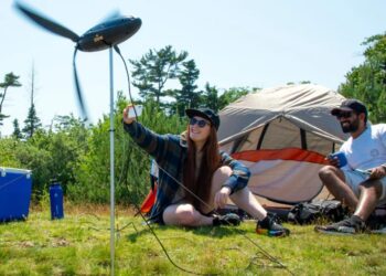 Goodbye to fragile solar chargers—Shine Turbine launches its portable turbine 2.0—day and night energy for camping