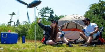 Goodbye to fragile solar chargers—Shine Turbine launches its portable turbine 2.0—day and night energy for camping