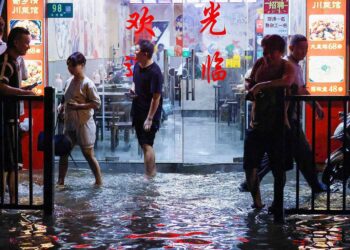 Shanghai should have sunk slowly, until something invisible underground began to hold the city up against all logic