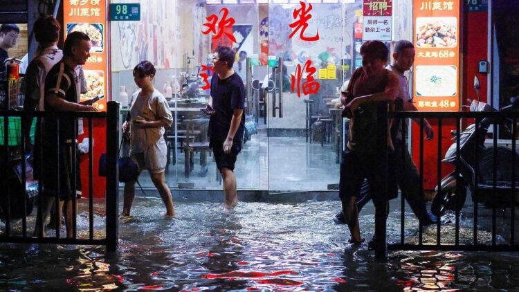 Shanghai should have sunk slowly, until something invisible underground began to hold the city up against all logic