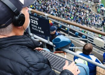 The biggest sporting event seemed to depend solely on sight, until a touchscreen device opened up the Super Bowl to fans who had never been able to see it