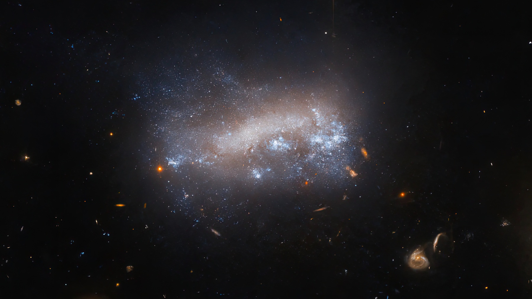 NASA confirms it—the Hubble Space Telescope has detected the galaxy LEDA 42160, and its spiral structure has left astronomers speechless