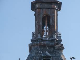 Obras en el chapitel de la torre de la iglesia de San Martin 14 Obras en el chapitel de la iglesia de San Martin
