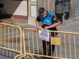 Obras en el chapitel de la torre de la iglesia de San Martin 27 Obras en el chapitel de la iglesia de San Martin