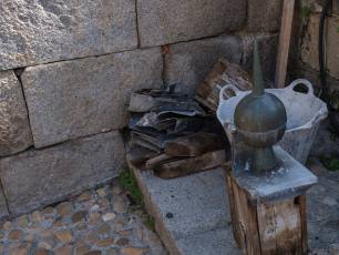 Obras en el chapitel de la torre de la iglesia de San Martin 5 Obras en el chapitel de la iglesia de San Martin