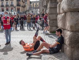 Disfrutar de Segovia sufriendo: más fotografías de la media maratón 14 Media Maratón de Segovia. / NEREA LLORENTE