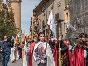 Galería | Palmas y ramos al paso de 'La Borriquilla' 10 Domingo de Ramos. / NEREA LLORENTE