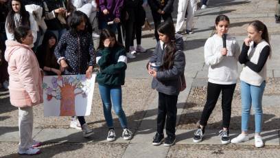 Fotogalería 8M en Segovia 22 Concentración y Actividades por el 8M. / CRISTINA BERNABÉ