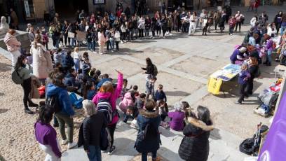 Fotogalería 8M en Segovia 25 Concentración y Actividades por el 8M. / CRISTINA BERNABÉ