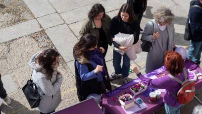 Fotogalería 8M en Segovia 29 Concentración y Actividades por el 8M. / CRISTINA BERNABÉ