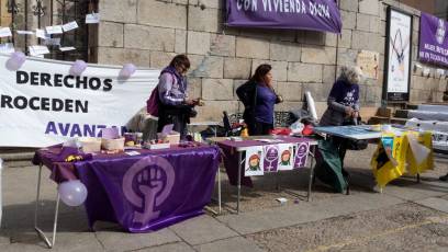 Fotogalería 8M en Segovia 40 Concentración y Actividades por el 8M. / CRISTINA BERNABÉ