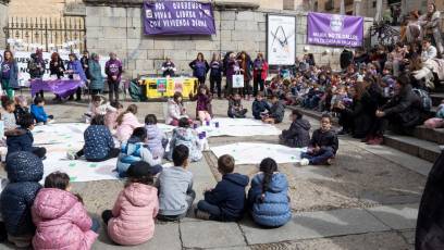 Fotogalería 8M en Segovia 12 Concentración y Actividades por el 8M. / CRISTINA BERNABÉ
