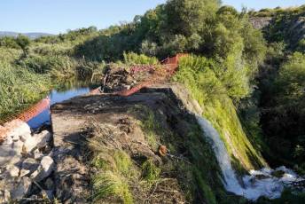 Fotogalería Inicio Desmantelamiento Presa de la Muña en Navafría 2 Fotografía: Miguel Angel Fernández