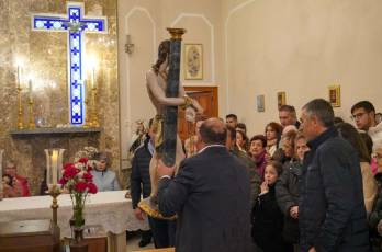 Fotogalería Procesión en honor al Santo Cristo de la Columna en Escarabajosa de Cabezas 36 Misa y Procesión Escarabajosa de Cabezas