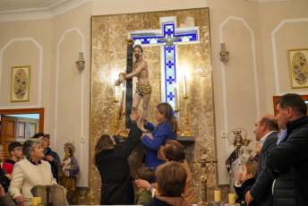 Fotogalería Procesión en honor al Santo Cristo de la Columna en Escarabajosa de Cabezas 35 Misa y Procesión Escarabajosa de Cabezas