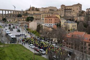 Fotogalería Manifestación Sector Primario en Segovia 8 Manifestacion Agricultores en Segovia