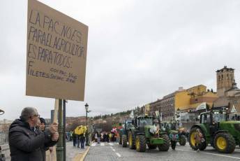 Fotogalería Manifestación Sector Primario en Segovia 5 Manifestacion Agricultores en Segovia