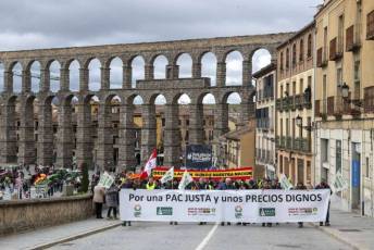 Fotogalería Manifestación Sector Primario en Segovia 25 Manifestacion Agricultores en Segovia