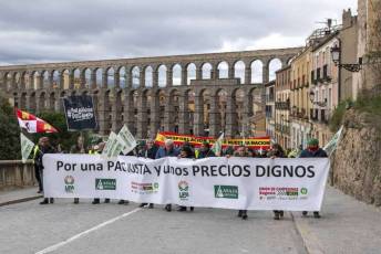 Fotogalería Manifestación Sector Primario en Segovia 6 Manifestacion Agricultores en Segovia