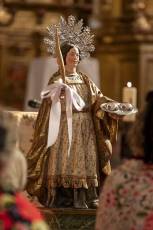 El baile de gala cierra las fiestas de Santa Águeda. Misa y Cambio de Monteras Santa Águeda en Zamarramala 12 Santa Agueda en Zamarramala