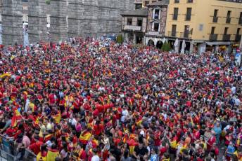 Fotogalería Final Eurocopa España vs Inglaterra 77 Final Eurocopa Plaza Azoguejo
