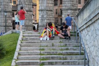 Fotogalería Final Eurocopa España vs Inglaterra 12 Final Eurocopa Plaza Azoguejo