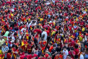 Fotogalería Final Eurocopa España vs Inglaterra 68 Final Eurocopa Plaza Azoguejo