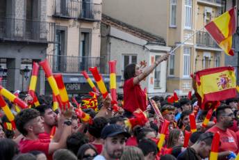 Fotogalería Final Eurocopa España vs Inglaterra 97 Final Eurocopa Plaza Azoguejo