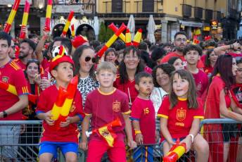 Fotogalería Final Eurocopa España vs Inglaterra 84 Final Eurocopa Plaza Azoguejo