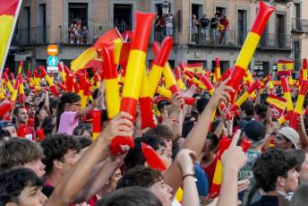 Fotogalería Final Eurocopa España vs Inglaterra 100 Final Eurocopa Plaza Azoguejo
